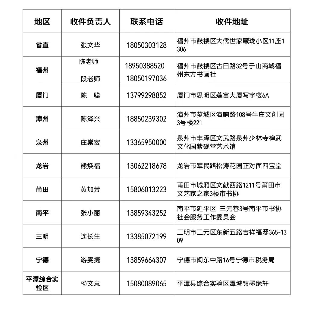 “八闽丹青奖”——第四届福建省书法双年展征稿启事（截稿时间2023年6月1日前）